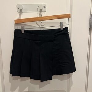 Zara Black Pleated Women's Skirt